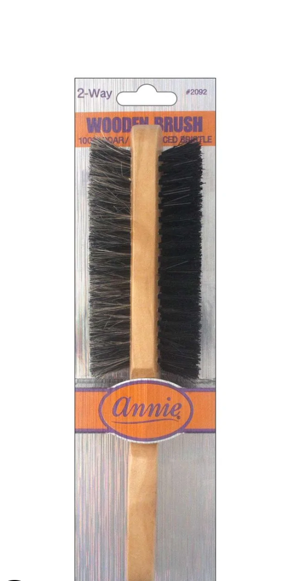 Annie 2-Way Wooden brush